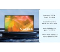 Smart Tivi Samsung 4K Crystal UHD 55 inch UA55AU7700